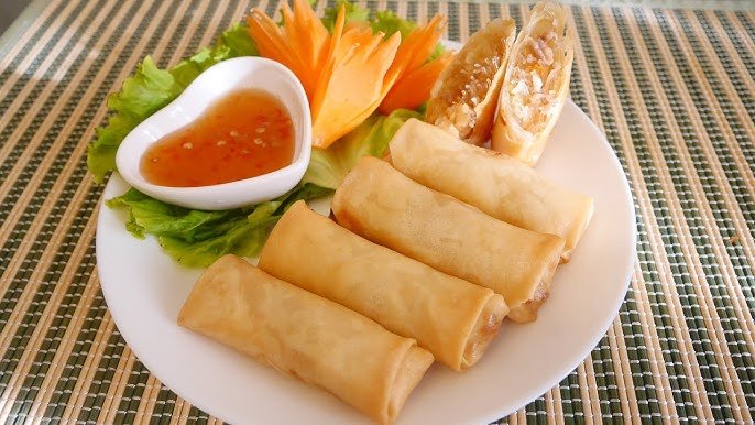 L-8 ທອດປໍເປ້ຍ Spring Roll 라오만두